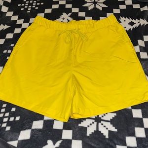 15” Yellow shorts